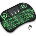 HERŞEYTREND Işıklı Kablosuz Mini Klavye ve Dokunmatik Mouse Seti Türkçe Kablosuz
