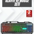 HERŞEYTREND Işıklı Oyuncu Q Klavye Mouse Seti Siyah Gaming Oyuncu Klavye