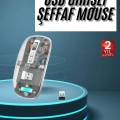 HERŞEYTREND Kablosuz Mouse Fare Şarjlı Bluetooth Wireless Çift Modlu Sessiz