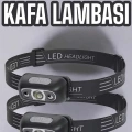 HERŞEYTREND Kafa Lambası Kamp Lambası Led Işık Şarjlı Ayarlanabilir