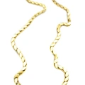 LitaeTrend Kalın Uzun Arpa Zincir Kolye - Altın