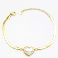 HERŞEYTREND Kalp Bileklik - Altın