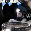 HERŞEYTREND Kamp Lambası Led Işık Kafa Lambası Balıkçı Lambası Ayarlanabilir