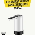 HERŞEYTREND Katlanabilir Şarjlı Damacana Su Pompası Pratik Kullanım