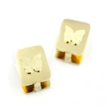 HERŞEYTREND Kelebek Çelik Küpe - Altın