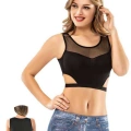 HERŞEYTREND Kota 6 Adet Siyah Tül Modelli Dantelli Büstiyer