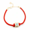 HERŞEYTREND Küp İp Bileklik - Kırmızı