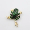 HERŞEYTREND Kurbağa Broş - Yeşil