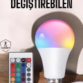 LitaeTrend Led Ampul Enerji Dostu RGB Işıklı 100W Led Işık