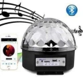 HERŞEYTREND Led Işık Disko Topu Bluetooth Hoparlörlü USB Müzik Çalar Kumandalı