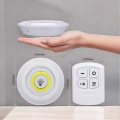 LitaeTrend Led Lamba 3lü Uzaktan Kumandalı Yapışkanlı Beyaz Işık