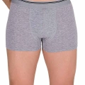 HERŞEYTREND Likralı Erkek Boxer Şort Gri 1097B