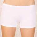 HERŞEYTREND Likralı Süprem Bayan Boxer Short Beyaz 2100B
