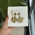 HERŞEYTREND Metal Küpe - Altın