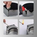 HERŞEYTREND Paslanmaz Çakmaklı Küllük Modern Masa Üstü Aksesuar