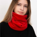 HERŞEYTREND Polar Unisex İpli Bere ve Boyunluk Kırmızı