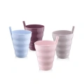 HERŞEYTREND Poşetli Pipetli 3lü Bardak Ur 3181