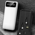 HERŞEYTREND Powerbank 20.000 Mah LCD Ekran USB Lightning Type-C Uyumlu İOS ve Android