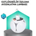 HERŞEYTREND Pratik Katlanabilir Solar LED Aydınlatma Lambası