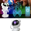 HERŞEYTREND Projeksiyon Astronot Lamba Speaker Sevimli Astronot Bluetooth Hoparlör