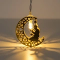 HERŞEYTREND Ramazan Ay Işığı Secde Eden Adam Silüetli LED Peri Işığı