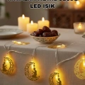 HERŞEYTREND Ramazan Temalı Ay İçinde Secde Eden Adam LED Peri Işığı