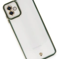 LitaeTrend Samsung Galaxy A04 Kılıf Liva Lens Silikon - Yeşil