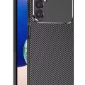 LitaeTrend Samsung Galaxy A05S Kılıf Auto Focus Karbon Kapak - Siyah