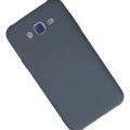 LitaeTrend Samsung Galaxy J7 Kılıf Nano içi Kadife Silikon - Gri