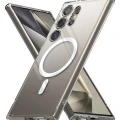 LitaeTrend Samsung Galaxy S24 Ultra Kılıf Magneticsafe Şeffaf Silikon - Şeffaf