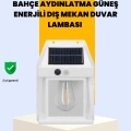 HERŞEYTREND Sensörlü Solar Led Dış Duvar Aydınlatma