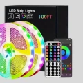 HERŞEYTREND Sese Duyarlı 10M Smart Şerit Led IOS Android Kontrollü RGB Işık
