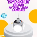 HERŞEYTREND Solar Enerjili Katlanabilir Led Kamp ve Bahçe Lambası