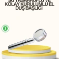 HERŞEYTREND Su Basıncını Artıran Sızdırmaz Duş Başlığı
