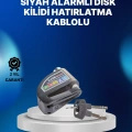 HERŞEYTREND Suya Dayanıklı 110dB Alarmlı Çelik Disk Kilidi