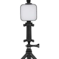 HERŞEYTREND Telefon Tutucu Mini Mikrofonlu Tripod Vlog Çekim Video