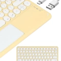 HERŞEYTREND Touchpad Uyumlu Bluetooth Klavye Slim Kablosuz Wifi Q Klavye