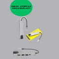 HERŞEYTREND Type‑C Dönüştürücü – 2×USB3.0, SD/MS, 4K HDMI & RJ45 ile Profesyonel Kullanım