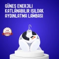 HERŞEYTREND USB ve Solar Şarjlı Katlanabilir 5 Taraflı LED Lamba