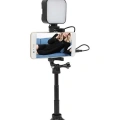 HERŞEYTREND Video Making Kit Telefon Tutucu Vlog Video Mini Led Işıklı