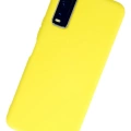 LitaeTrend Vivo Y11S Kılıf Nano içi Kadife Silikon - Sarı