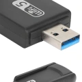 HERŞEYTREND Wifi Adaptörü Bt5.0 Wifi 2si Bir Arada Çift Bantlı Çift Anten