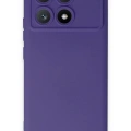 LitaeTrend Xiaomi Poco X6 Pro Kılıf Nano içi Kadife Silikon - Mor