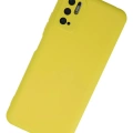 LitaeTrend Xiaomi Redmi Note 10 5G Kılıf Nano içi Kadife Silikon - Sarı