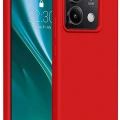 LitaeTrend Xiaomi Redmi Note 13 Pro 4G Kılıf First Silikon - Kırmızı