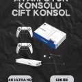M15 Retro Konsol – 20.000 Oyunlu, Çift Gamepadli, 4K HDMI