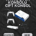 M15 Retro Konsol – 20.000 Oyunlu, Çift Gamepadli, 4K HDMI