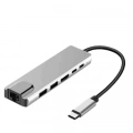 Macbook Pro/air Uyumlu USB Type-C 8 In 1 Hub Dönüştürücü Çevirici Çoklayıcı USB Hdmı Micro Sd 8 Girişli