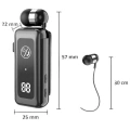 Makaralı Bluetooth Kulaklık Kulak İçi Dijital Göstergeli Yüksek Ses Kaliteli