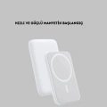 Manyetik Kablosuz Powerbank – iPhone 12/13/14/15 Uyumlu, Hızlı Şarjlı, Ultra Hafif